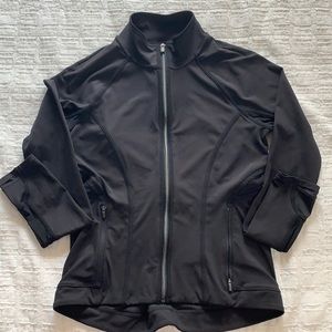 Athleta Fitted Black Powervita Jacket